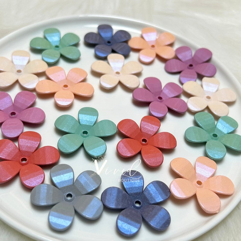 45MM Five Petals Flower Mix 100PK