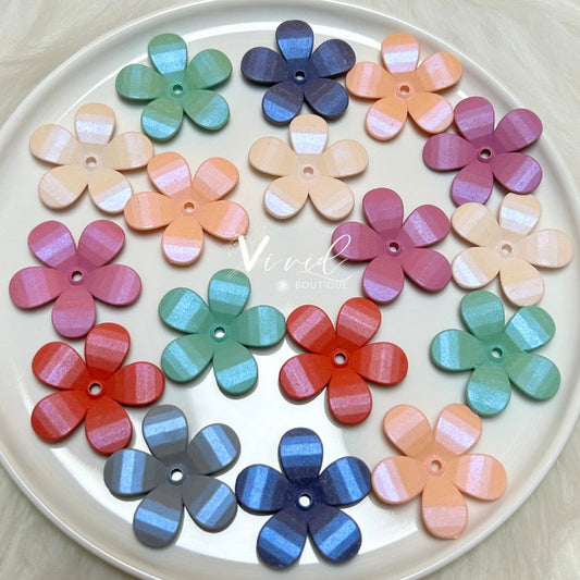 45MM Five Petals Flower Mix 100PK